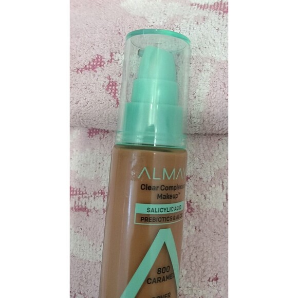 Almay Clear Complexion Acne Foundation 800 Caramel Makeup Sensitive Skin Teens 1 - Picture 16 of 16